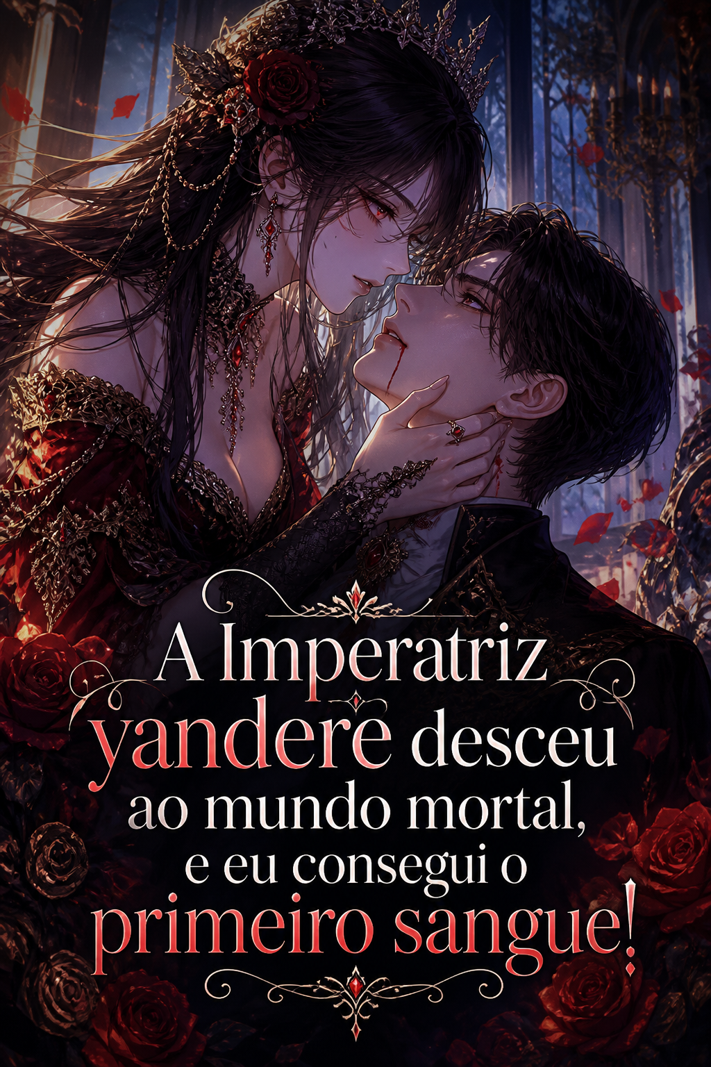 A imperatriz yandere desceu ao mundo mortal, e eu consegui o primeiro sangue!