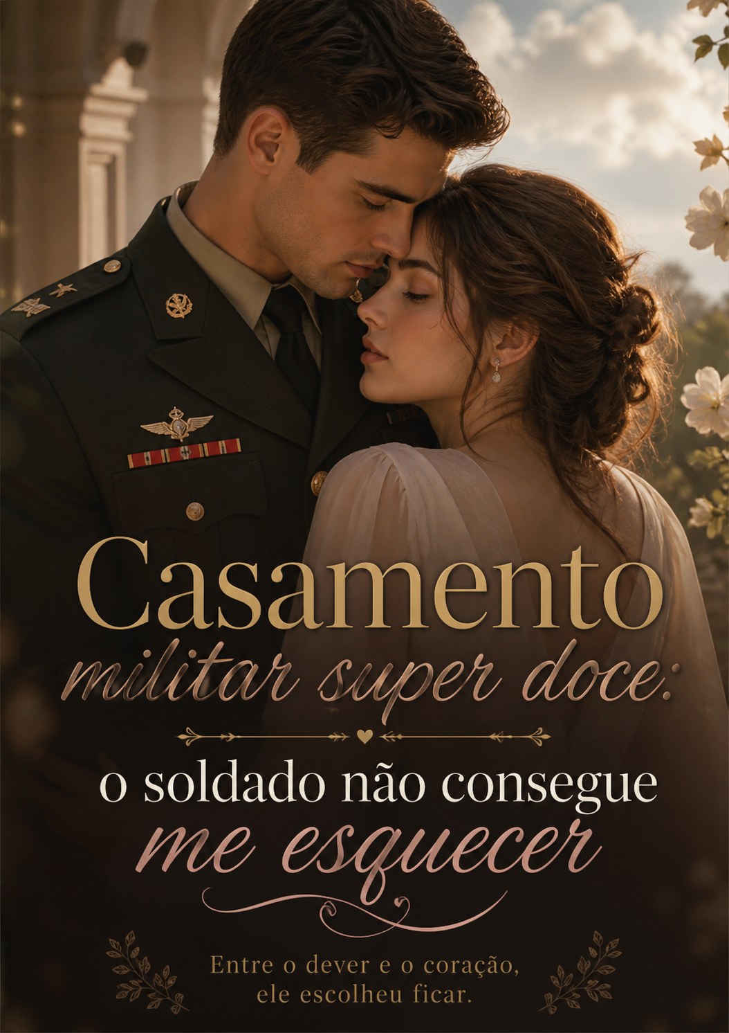 Casamento militar super doce: o soldado não consegue me esquecer