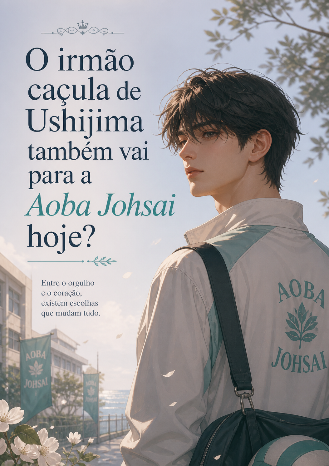 O irmão caçula de Ushijima também vai para a Aoba Johsai hoje?